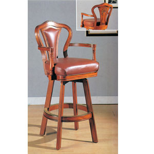 Leather Swivel Bar Stool F4129 (PX)