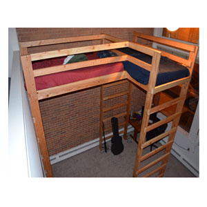 Wooden Bunk Beds Any Size L Shaped Loft Bed Solid Wood 1000 Lbs