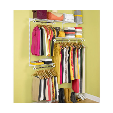 Rubbermaid Configurable 4 to 8 ft. Closet Kit 3G59(RUBFS100